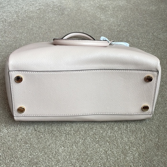 NWT MICHAEL KORS Maxine Medium Satchel Soft Pink Handbag Purse - Picture 10 of 10